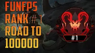 APEX PREDATOR RANK #1 FUNFPS - ROAD TO 100K | APEX LEGENDS
