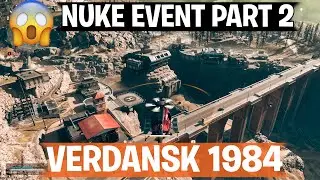 NUKE EVENT (Destruction of VERDANSK part 2) WARZONE season 3 verdansk 1984 just game sound