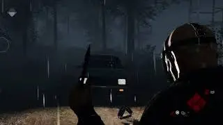 Friday the 13th: The Game - Throwing Knives Through Car Windshield?!?