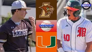 Lehigh vs #22 Miami | Game 3 | 2026 College Baseball Highlights