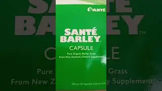 Introducing Sante Barley Capsule #instrumental #distributor #food #supplement #supplements vegetable