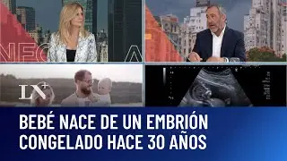El bebé más viejo del mundo; nació de un embrión congelado hace más de 30 años