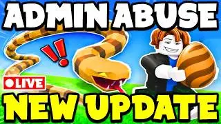 🔴LIVE - NEW UPDATE and ADMIN ABUSE in Steal A Egg Roblox