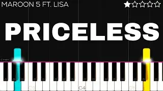 Maroon 5 - Priceless ft. LISA | EASY Piano Tutorial