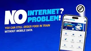 No Internet During Train Travel | Here&rsquo;s How to Order Food | RailMitra | Railways #trainfooddelivery