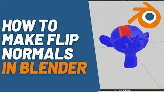 How to Flip Face orientation in blender 2.9