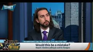 FIRST THINGS FIRST | Nick Wright CONFIDENT Pittsburgh Steelers Should NOT Sign Aaron Rodgers | NFL