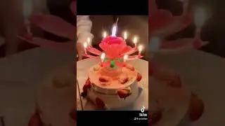 Birthday Candle | Flower Candle 🎂 #shorts #birthdaycandles