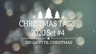 2020 Christmas Tags Set #4