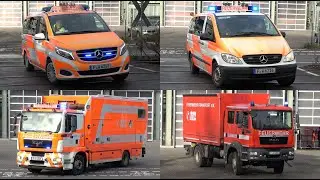 [GW-Hygiene, L&ouml;schzug & mehr] Einsatzfahrten BF Frankfurt Feuerwache 1