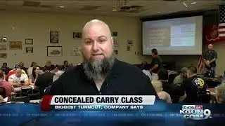 Concealed carry class in Tucson is biggest yet for firearm education company