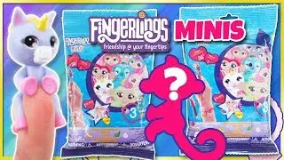 LEGENDARY RARE FOUND! 🐵🦄 Series 1 FINGERLINGS MINIS Opening Toy Review | Trusty Toy Channel