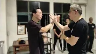 Training with Sifu David Wong King in Mauritius. 