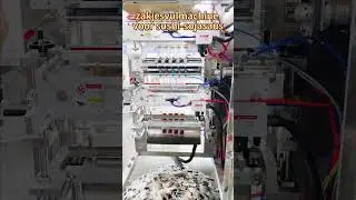 Multilane verpakkingsmachine voor vierzijdig gesealde zakjes voor sushi-sojasaus