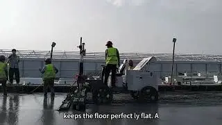 Efficient laser screed for fast, precise concrete leveling and a perfectly smooth finish.
