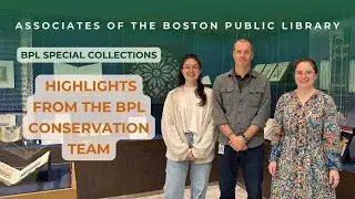Conservation Display at Boston Public Library