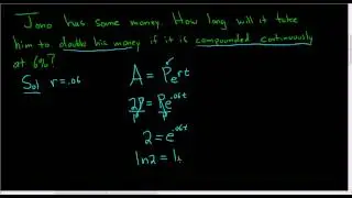 Time it takes to double your money Compound Interest