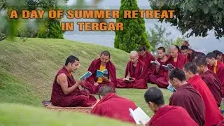 A day of summer retreat in #Tergarmonastery