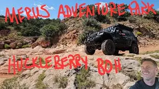 Badge of Honor trail, Huckleberry at Merus Adventure Park in North Texas Palo Duro canyon