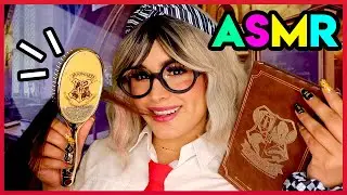 🧙 Estudiante de HOGWARTS 📚 JUEGA con tu PELO y TE MAQUILLA 💄 (Harry Potter RP) I Ges ASMR