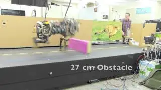 Biomimetics MIT - Cheetah Robot Autonomous Jump Testing [720p]