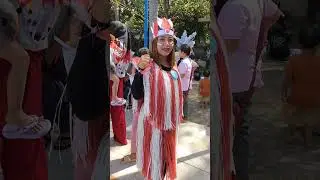 (part 12) fashion show agustusan dress keren dari bahan tapi rapia #menthulmenthul #short #kreatif