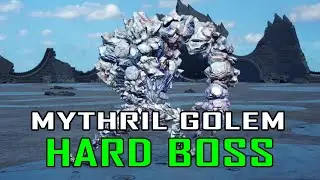 Final Fantasy 7 Rebirth &mdash; ПРОСТОЙ СПОСОБ победить МИФРИЛОВОГО ГОЛЕМА на сложном уровне сложности