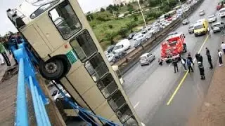 Road Fail Compilation 2014, Bus accidents, ultimate road fails