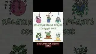 Relaxing House Plants Coloring Book🔗www.amazon.com/author/achcoloring🔗achcoloring.etsy.com