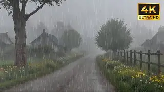 Soft Night Rain Ambience for Mental Ease and Deep Rest | Gentle Relaxing Rain Sounds