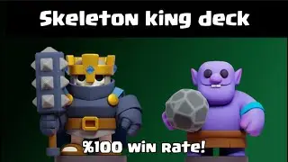 THE BEST SKELETON KING DECK? | Clash Mini
