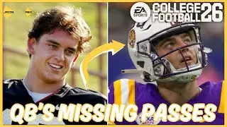 Why Good QB's Are Inaccurate In CFB 26