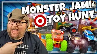 🎯 Monster Jam TOY HUNT at Target! Rare Finds & Exclusive Trucks! 🛒🔥