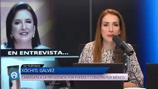 Xochitl Gálvez en entrevista con @AzucenaUresti  08/04/2024
