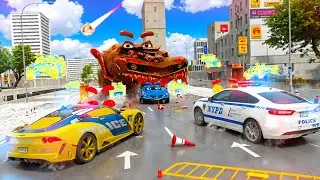 🚗🔥 Super Criminals on the Loose! Police Cars in Epic Pursuit | Hero Car Chasers 3D