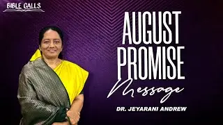 2025 AUGUST | ENGLISH PROMISE MESSAGE | DR. JEYARANI ANDREW