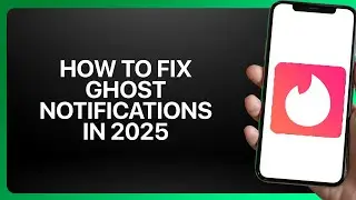 How To Fix Tinder Ghost Notifications in 2025! Tutorial