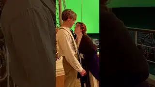 &ldquo;Rare Titanic BTS 🔥💋 Jack & Rose Romantic Kiss&rdquo;