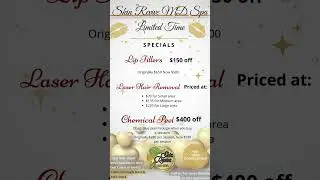 SkinReviveMdSpa Limited Time Specials