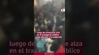 Evasiones en el Metro por alza de pasaje: Sujeto amenaza a estudiantes y pasajeros con arma de fuego