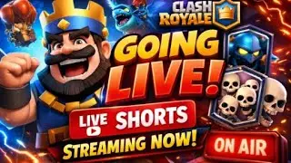🔴 GOING LIVE! | Clash Royale Ladder Push ⚡ LIVE Shorts