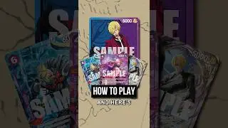 Как играть за Сине-фиолетового Санджи из OP12 #onepiecetcg #onepiece