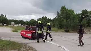 The Multiscope Rescue robotic firefighter