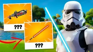 FORTNITE - HOW TO FIND LIGHTSABER & FIRST ORDER BLASTER RIFLE! (TUTORIAL) STAR WARS WEAPONS