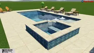 Pool Studio - The Corriveau's 3D Swimming Pool Design Concept 1