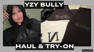 YZY Bully Merch Unboxing: Full Black Set Try-On