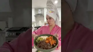 My fav dinner to make&hellip; VIRAL HOT HONEY GROUND BEEF BOWLS 🥩🍠🥑👩🏻&zwj;🍳🤌🏼 #beginner #highprotein