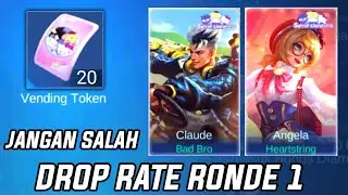 TEST DROP RATE RONDE 1 EVENT SANRIO HELLO KITTY PANEN SKIN EPIC MOBILE LEGENDS