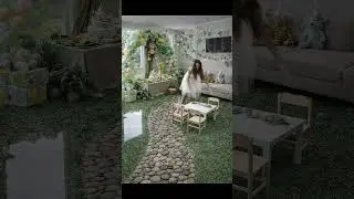 A Birthday Party Built on a Garden Floor