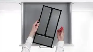 Modular kitchen drawer organiser - cutlery drawer tray inserts sets - NINKA CONNECT (2018) . p4lnv